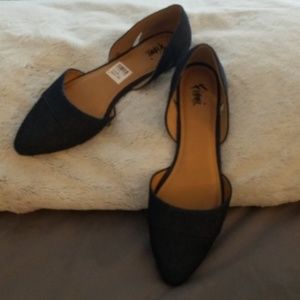 Blue  flat shoes